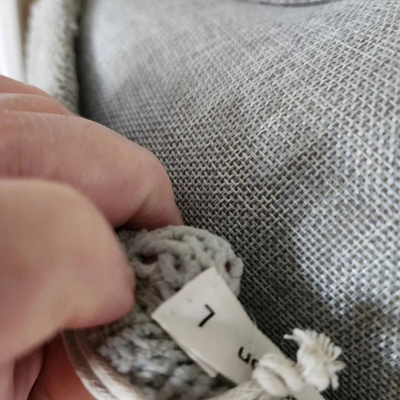 Moon&Madison Womens Crop V neck Sweater Knit Sage Green size L - Picture 5 of 7